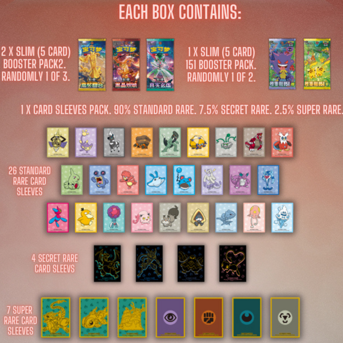 151 card sleeves Pokémon Collect Travel Sleeve Blind Box Vol. 2 (CN) – Pokecard Store Size:30 Sheets – (540 pockets) Marktplatz Made in Japan *NEW* Opening POKÉMON x