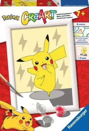 Ravensburger CreArt Malen nach Zahlen Pikachu Pose – Pokecard Store