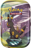 Preorder Pokemon Prismatic Evolutions Mini Tin Display (EN) - Pokecard Store