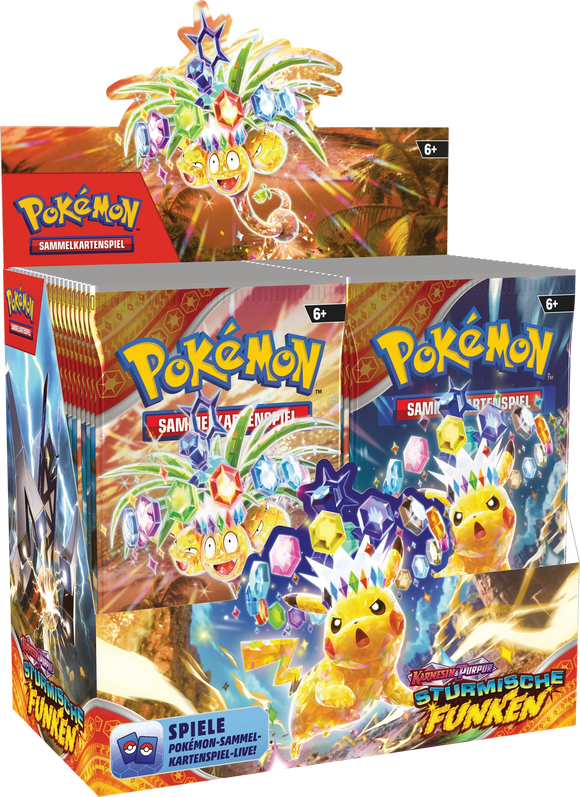 Preorder Pokemon Stormy Sparks Booster Box (DE) - Pokecard Store