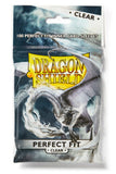 Dragon Shield Perfect Fit Inner Sleeves Clear/Clear (100 Sleeves) - Pokecard Store