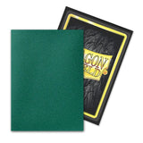 Dragon Shield Dual Matte Sleeves Metallic Green Power (100 Sleeves) - Pokecard Store