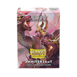 Dragon Shield Standard Matte Dual Sleeves Pomegranate & Gold (100 Sleeves) - Pokecard Store