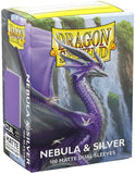 Dragon Shield Standard Size Matte Dual Nebula & Silver (100 Sleeves) - Pokecard Store