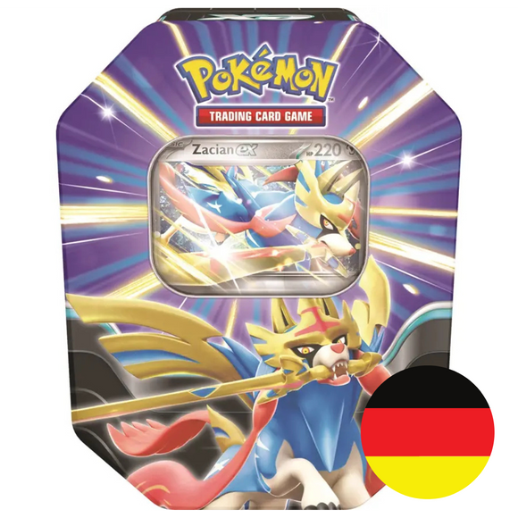 Pokémon Summer ex Tin Zacian (DE) - Pokecard Store