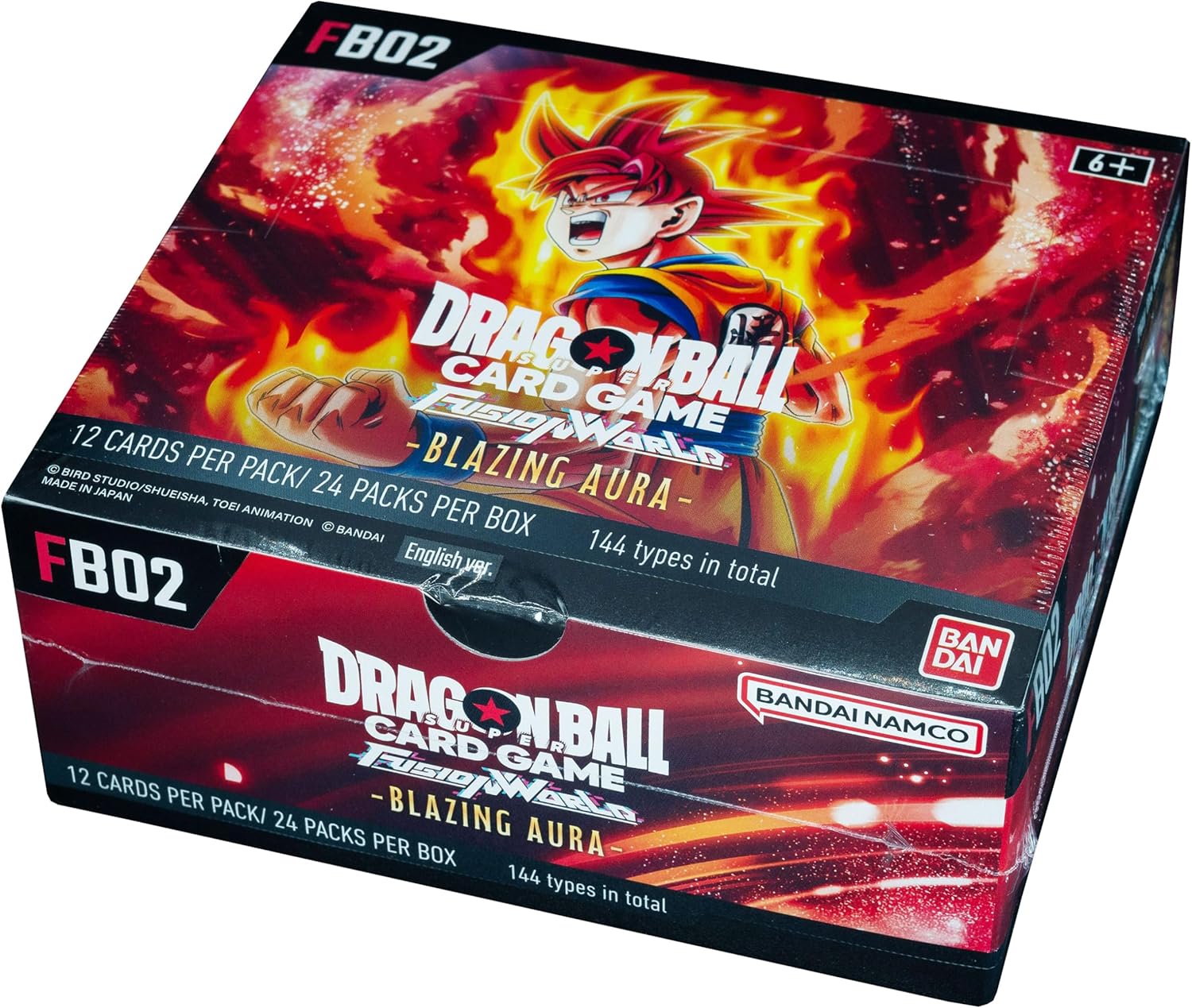 Blazing Aura Dragon Ball Cards Dragon Ball Super Fusion World: Blazing Aura Booster Box FB02 - Factory Sealed With Acrylic Case One Piece Booster Box Acrylic Case Blazing Aura Dragon Ball Cards Dragon Ball Super Fusion World: Blazing Aura Booster Box FB02 - Factory Sealed With Acrylic Case One Piece Booster Box Acrylic Case