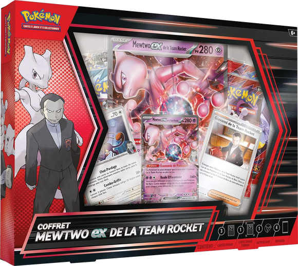 Pokémon Mewtwo de la Team Rocket ex Box (FR) - Pokecard Store