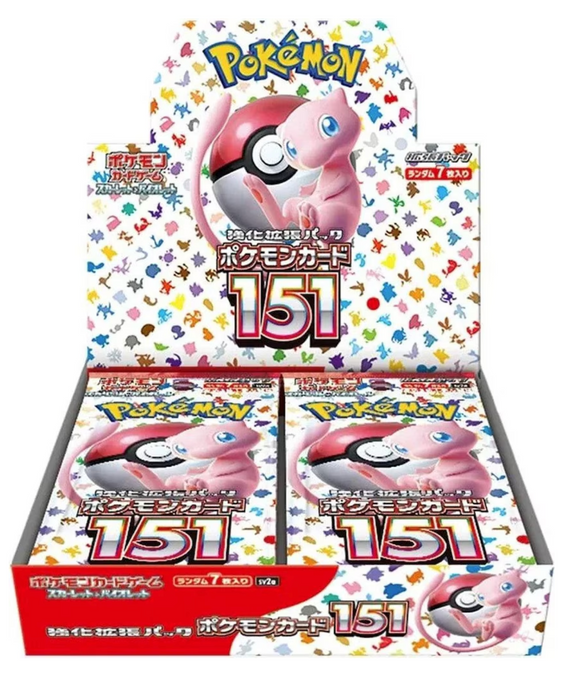 Pokemon 151 Booster Box (JP) - Pokecard Store