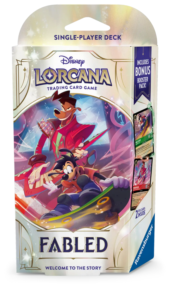 Disney Lorcana TCG Fabled (Set 9) Emerald/Ruby Starter Deck (EN) - Pokecard Store
