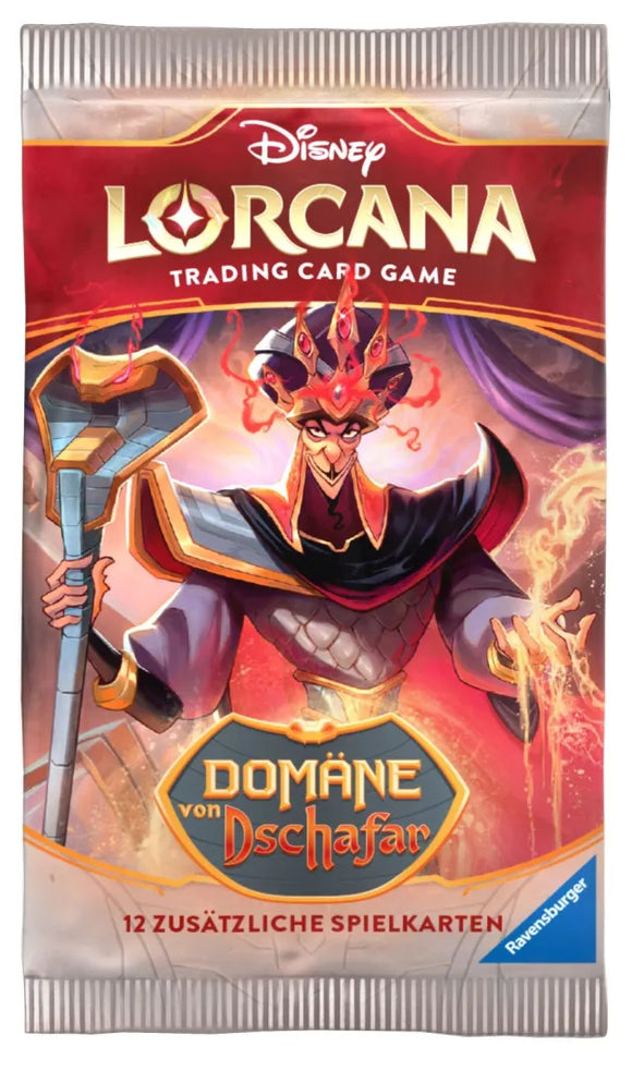 Disney Lorcana Domain of Jafar Booster Pack (DE) - Pokecard Store