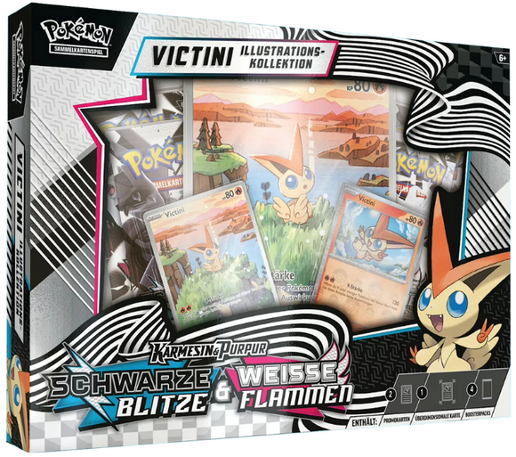 Pokemon Black Lightning & White Flames Einall Victini Illustration Collection (DE) - Pokecard Store