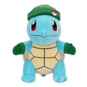 Pokemon plush toy Schiggy / Squirtle with green hat - Pokecard Store