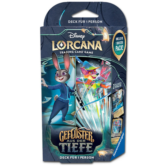 Disney Lorcana TCG Whispers from the Deep (Set 10) Starter Deck Sapphire/Steel (DE) - Pokecard Store