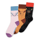 Pokémon Socks 3-Pack Eevee Evolution 2.0 (Unisex) 35-38 - Pokecard Store
