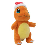 Pokémon Winter Glumanda plush figure with Christmas hat (20 cm) - Pokecard Store