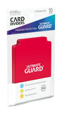 Ultimate Guard Card Dividers, Standard Size, Red (10)