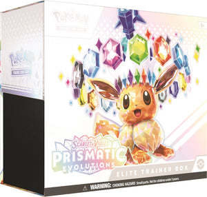 Précommande Pokemon Prismatic Evolutions Elite Trainer Box (EN) - Pokecard Store