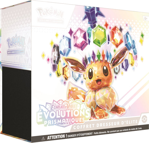 Précommande Pokemon Evolutions Prismatiques Elite Trainer Box (FR) - Pokecard Store