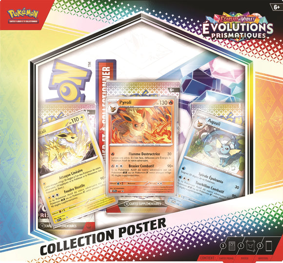 Précommande Pokemon Évolutions Prismatiques Collection d'affiches (FR) - Pokecard Store