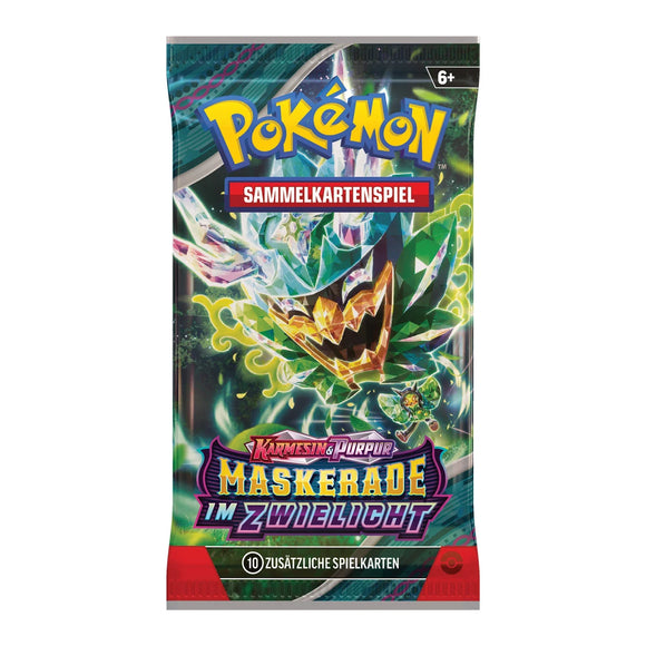 Booster Pack Pokemon Mascarade au Crépuscule (DE) - Pokecard Store