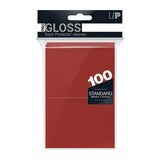 Pochettes de protection pour cartes Ultra Pro Standard Red - Pokecard Store