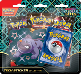 Collection d'autocollants Pokemon Paldean Fates Tech (EN)