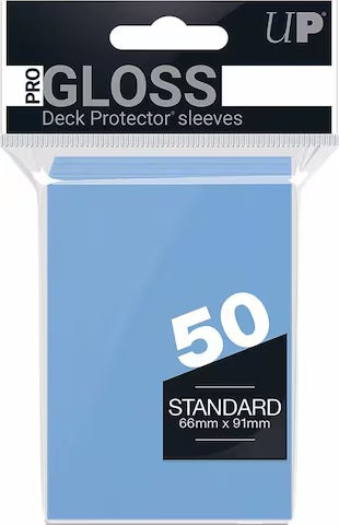 Manchons protecteurs de ponts Ultra Pro standard bleu clair - Pokecard Store