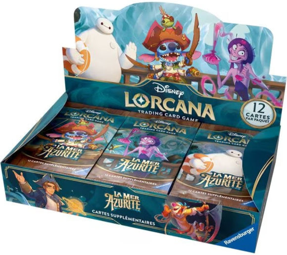 Disney Lorcana TCG La Mer Azurite (Set 6) Booster Box (FR) - Pokecard Store