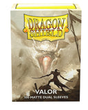 Pochettes matées double épaisseur Dragon Shield format standard « Valor » (100 pochettes) - Pokecard Store