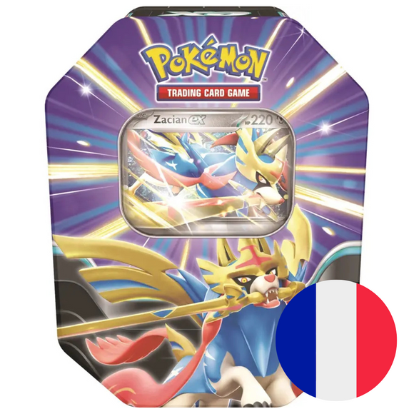 Pokémon Summer ex Tin Zacian (FR) - Pokecard Store