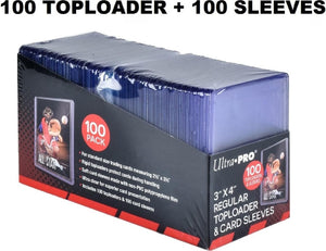 Ultra Pro Toploader Regular 35pt & Soft Penny Sleeves Bundle - Pokecard Store