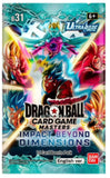 Dragon Ball Super Card Game Masters « Ultra-Bout Series » Impact Beyond Dimensions B-31 Booster Display (EN)  Pokecard Store