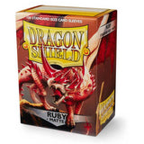Pochettes Dragon Shield Matte Ruby (100 pochettes) - Pokecard Store