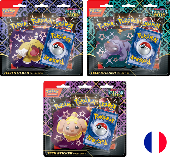 Set de stickers Pokemon Destinées de Paldea Tech (FR)
