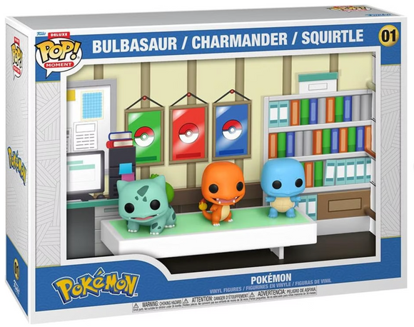Funko POP ! Pokemon Moments Deluxe Starters #01 - Pokecard Store