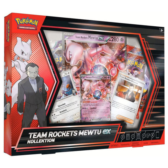 Pokémon Team Rockets Mewtu ex Box (DE) - Pokecard Store
