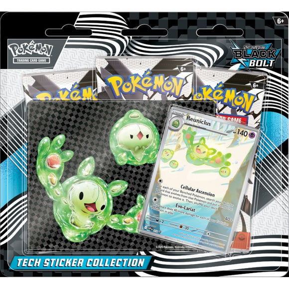 Collection d'autocollants Pokemon Black Bolt Tech (EN) - Pokecard Store