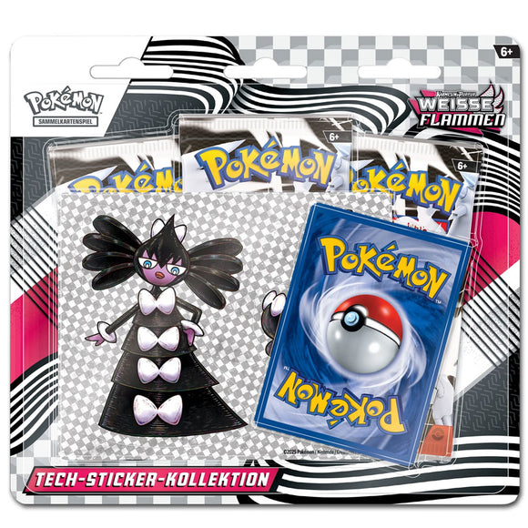 Collection d'autocollants Pokemon Flammes blanches Tech (DE) - Pokecard Store