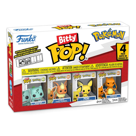 Bitty POP ! figurines en vinyle Pokémon 4-Pack Série 3 - Pokecard Store