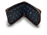 One Piece Wallet Zip Skull
