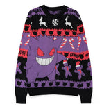 Pull Pokémon Christmas Gengar unisexe (taille S) - Pokecard Store