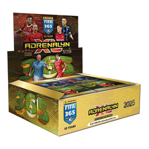 Panini FIFA 365 Adrenalyn XL 2025 Trading Cards Flow Packs Display - Pokecard Store