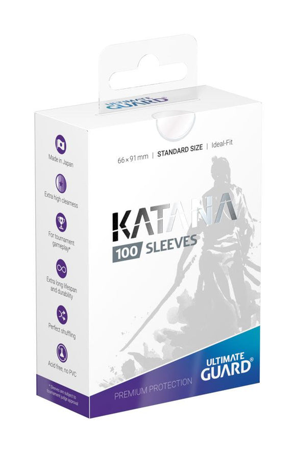 Ultimate Guard Katana Sleeves Taille standard Transparent (100) - Pokecard Store