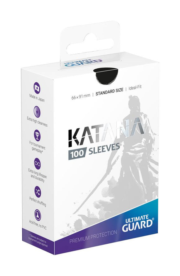 Ultimate Guard Katana Sleeves taille standard noir (100) - Pokecard Store