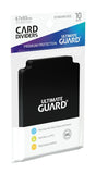 Ultimate Guard Diviseurs de cartes taille standard (10) Noir - Pokecard Store