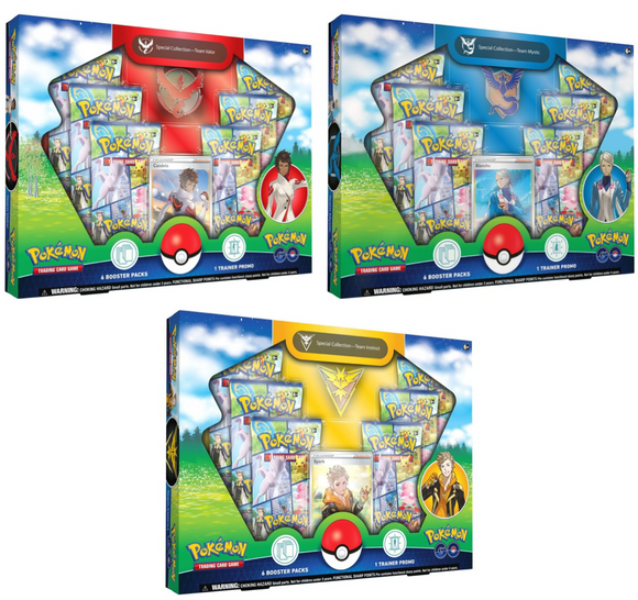 Set de collection spéciale de l'équipe Pokemon GO (EN)