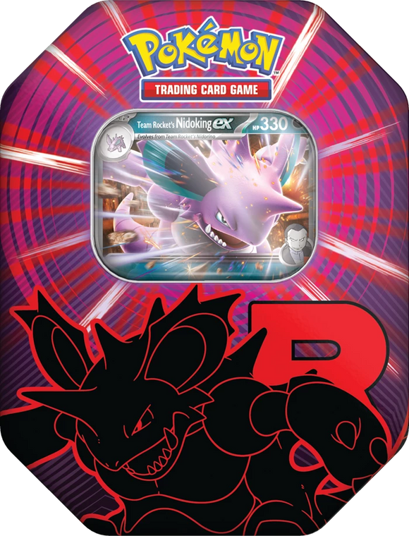 Preorder Pokemon Fall Ex Tin Team Rocket Nidoking (EN) - Pokecard Store