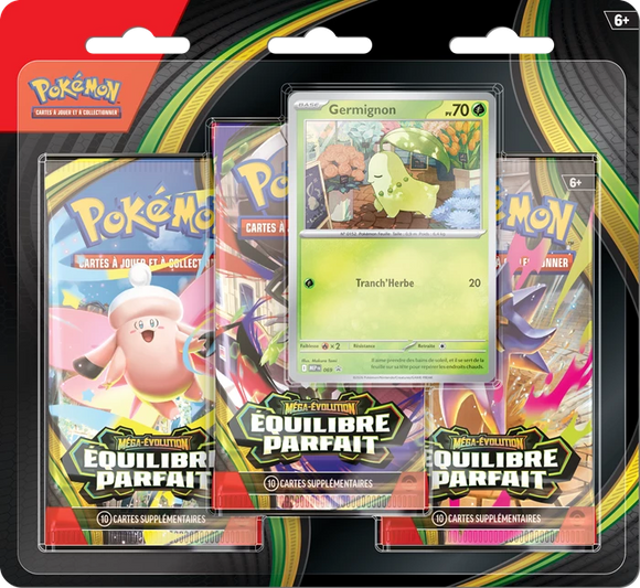 Pokémon Équilibre Parfait Three Pack Blister (FR) – Pokecard Store