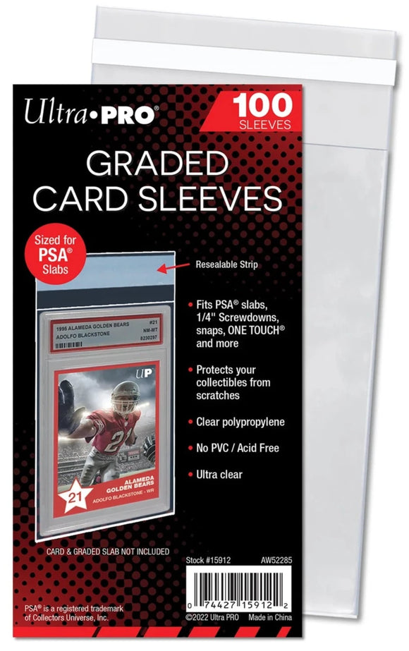 Ultra Pro PSA Graded Card Sleeves Resealable
