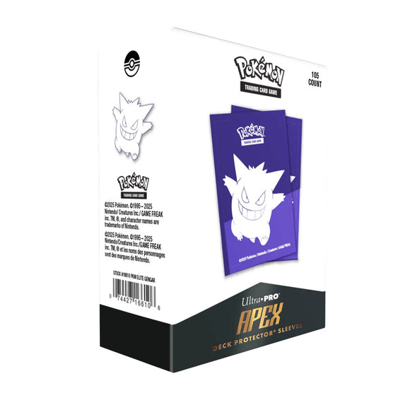 Ultra Pro Pokémon Gengar APEX Deck Protector Sleeves (105) - Pokecard Store